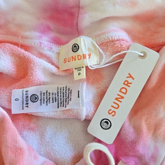 New Sundry Ombre Tie Dye Multi Loungewear Jogger Sweatpants NWT Size 0/XS - Picture 6 of 6